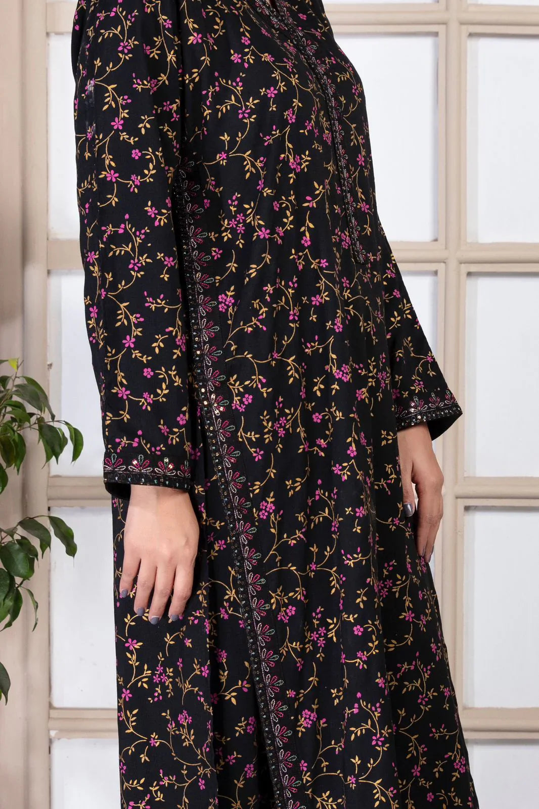 Black Floral 2PC