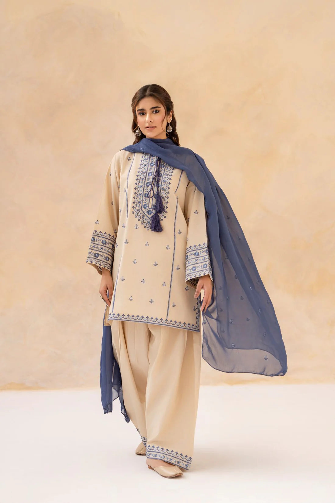 Eshal 3PC Cotton Dress